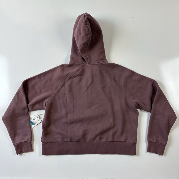 NWT Vuori Restore Half Zip Hoodie Elderberry Women’s Size Large - Picture 8 of 8